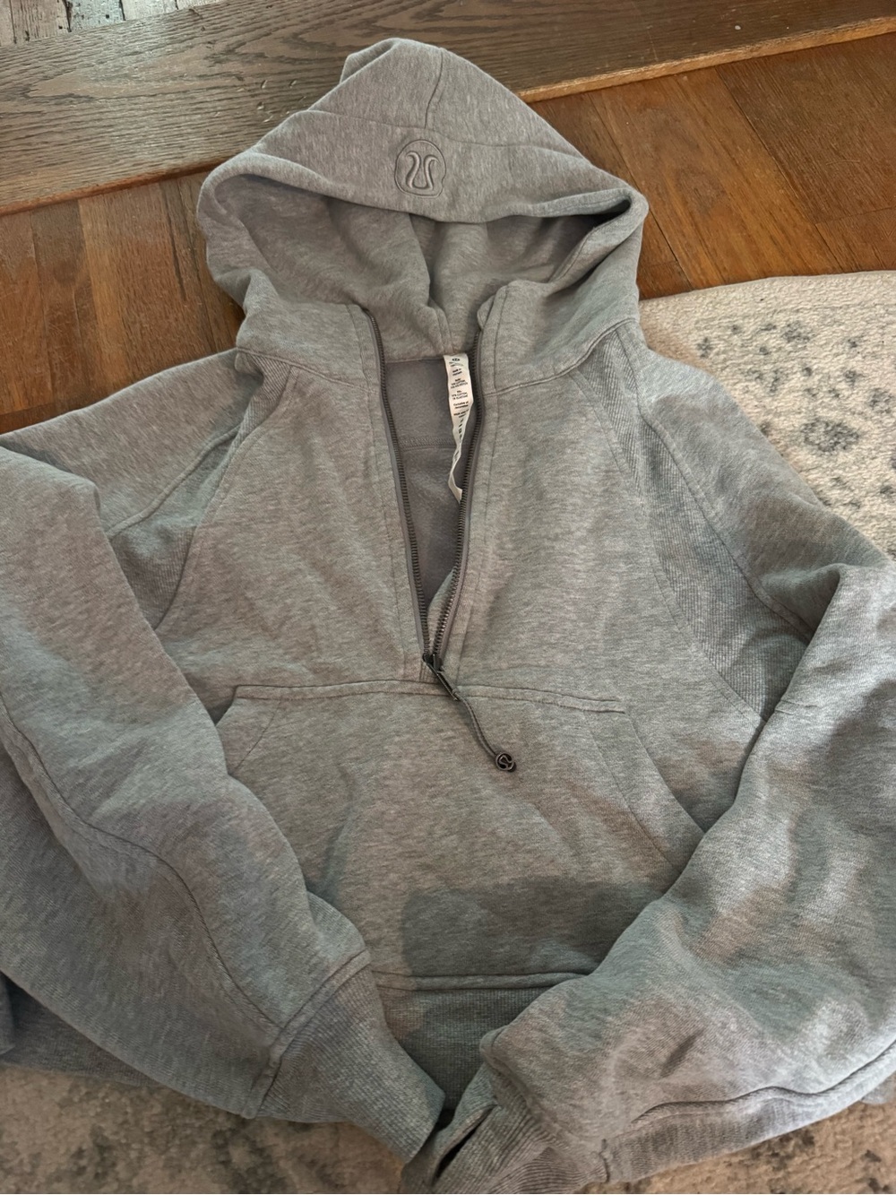 lululemon athletica Women’s Gray Quarter-Zip Hoodie